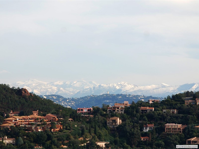 View of the Alpes